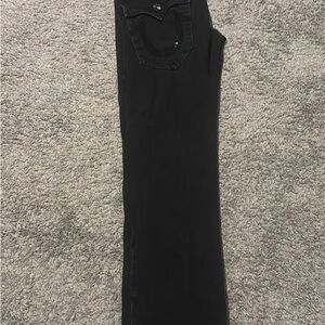 True Religion Black Men's crystal logo